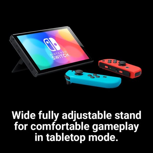 Nintendo Switch OLED Model - Neon Blue & Neon Red - International Version - Image 5