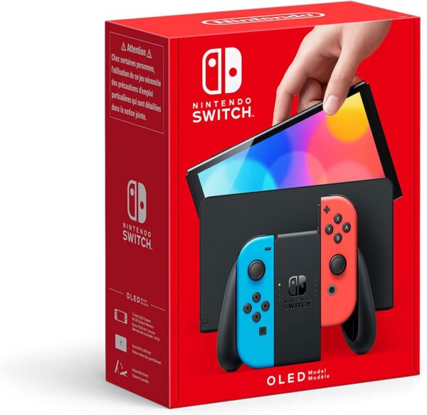 Nintendo Switch OLED Model - Neon Blue & Neon Red - International Version