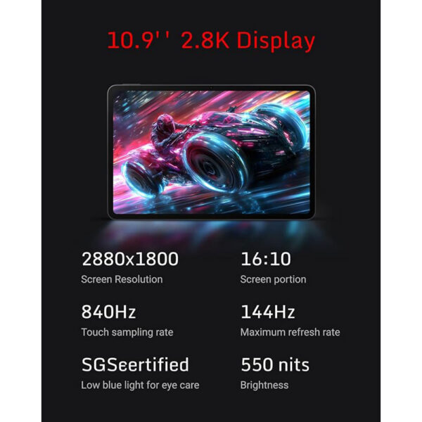 Redmagic Nova Gaming Tablet, 16GB + 512GB Storage,144Hz 2.8K Display, Midnight - EU - Image 6