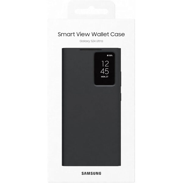 Samsung Galaxy S24 Ultra Smart View Wallet Case, Black - Image 7