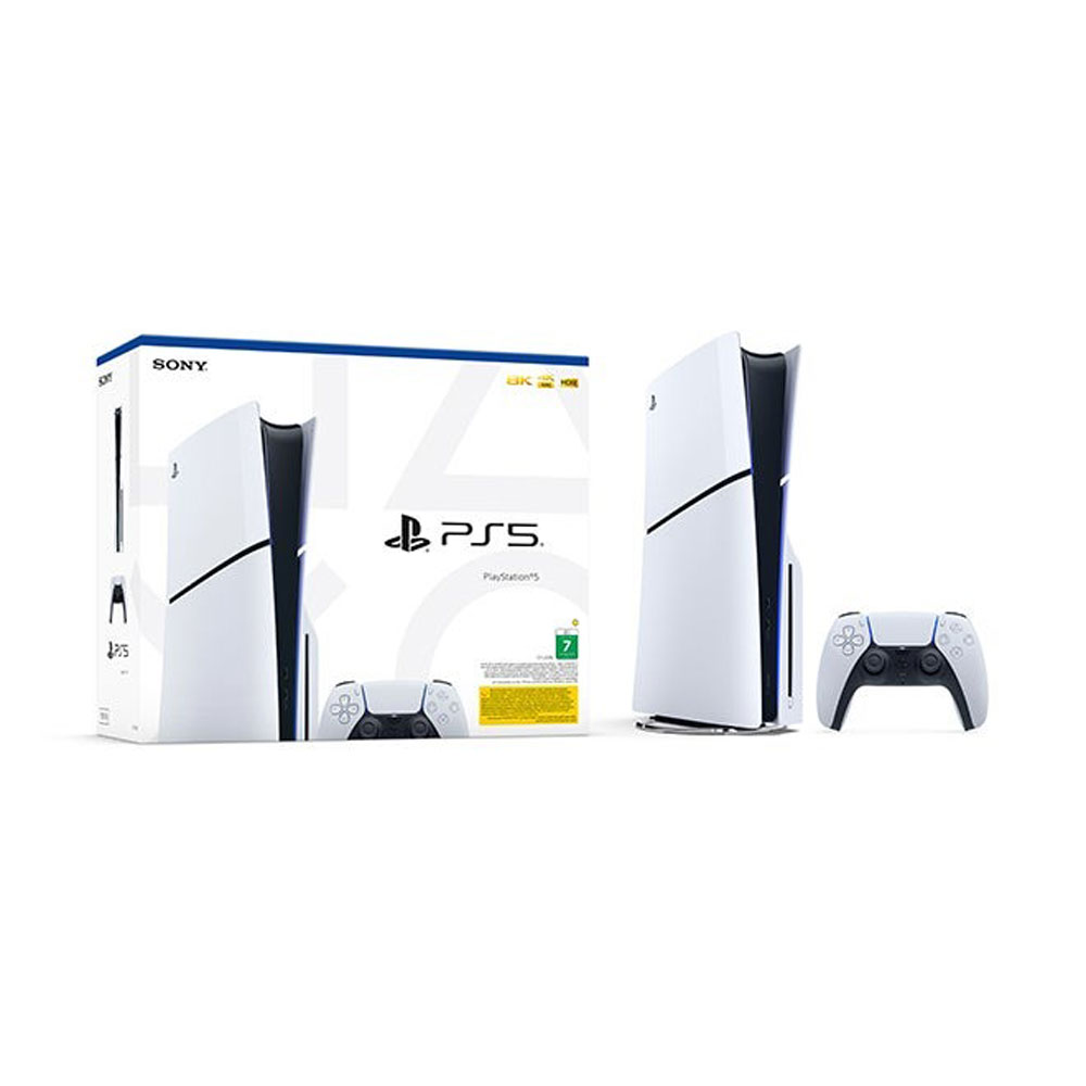 PlayStation 5 Disc Console (New 2023 Slim Model )- UAE Version, 1 Year Manufacturer Warranty