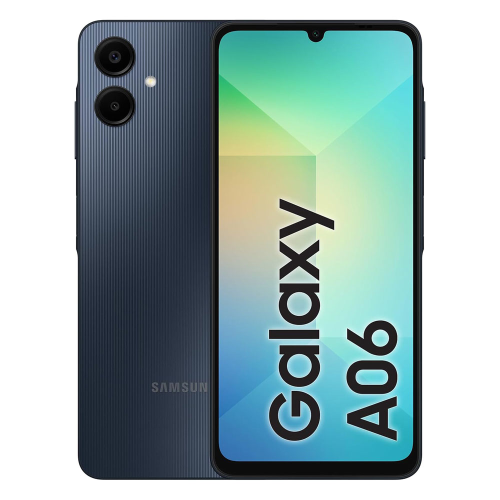 Samsung Galaxy A06 LTE, Android Smartphone, Dual SIM Mobile Phone, 4GB RAM, 64GB Storage, Black (UAE Version)